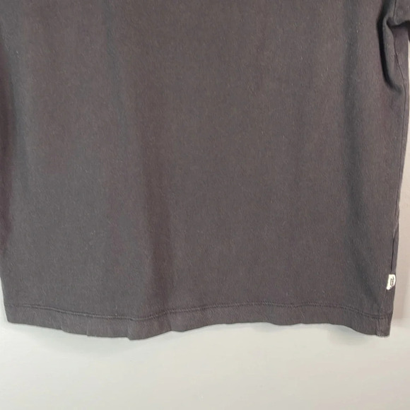 VANS Boxy T-Shirt Black Embroidered Chest Logo Crewneck Short Sleeves Size Small - Picture 5 of 11